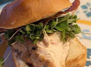 A picture of chicken ranch sandwich