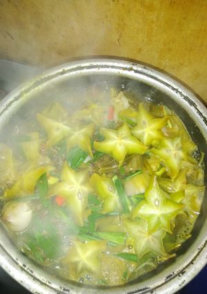 Hình của món Cá trắm kho dưa.