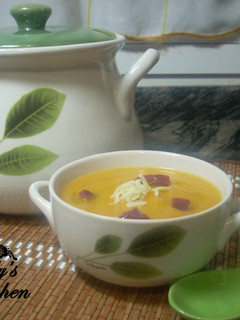 Una foto de Crema de calabaza