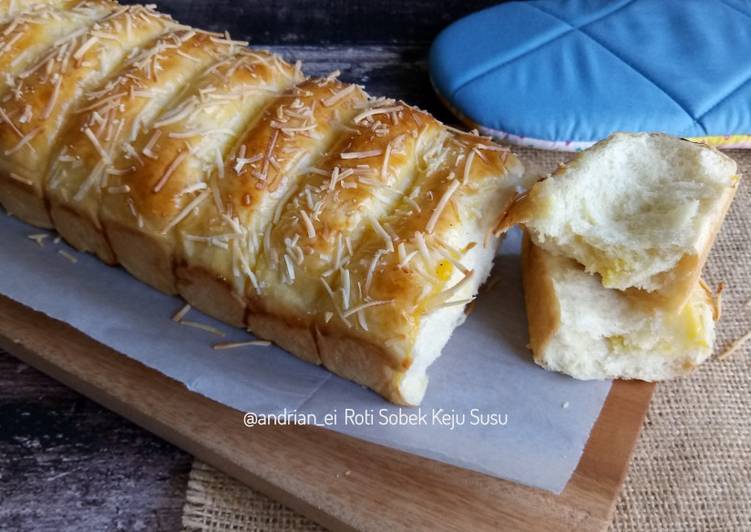 Resep Roti Sobek Susu Keju | Langkah Membuat Roti Sobek Susu Keju Yang Bisa Manjain Lidah