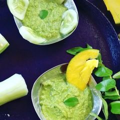 A picture of Cucumber mango chutney.