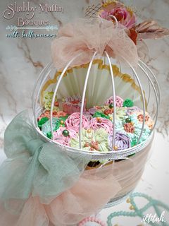 Foto resep Shabby Muffin Bouquet with Buttercream