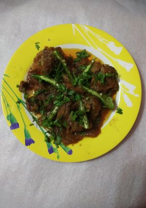A picture of Mutton bhuna.