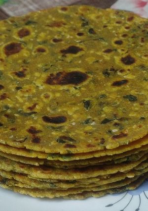 A picture of Methi Dhebra.