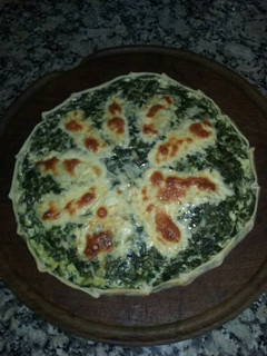 Una foto de Tarta simple de acelga