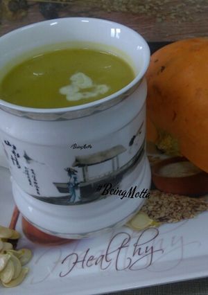 A picture of Red Pumpkin Soup.