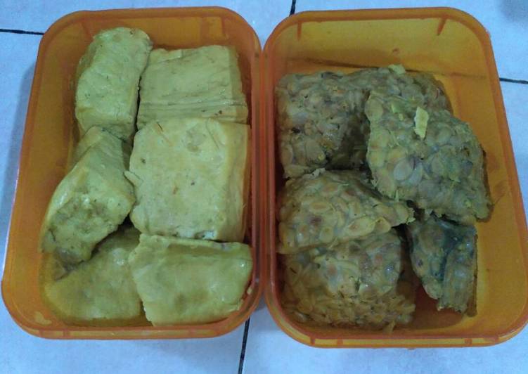 Ungkep tahu tempe