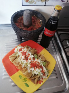 Una foto de Flautas de frijoles peruanos con queso crema