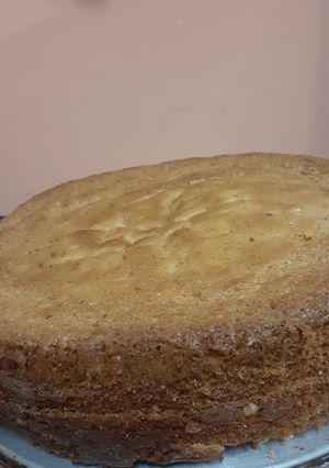 Una foto de Genoise de vainilla