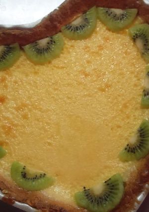 Una foto de Tarta de yogur y queso