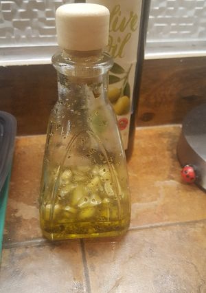 Una foto de Aceite para tostadas de ajo