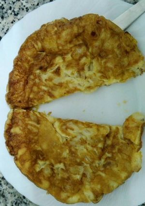 Foto principal de Tortilla de langostinos y calabaza