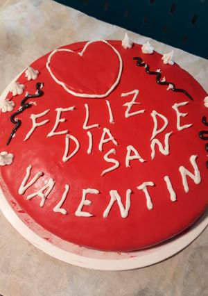 Una foto de Torta de San Valentín