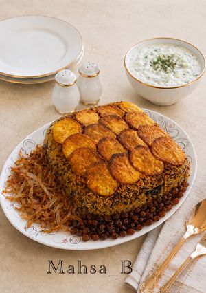 عکسی از دستور عدس پلو مجلسی