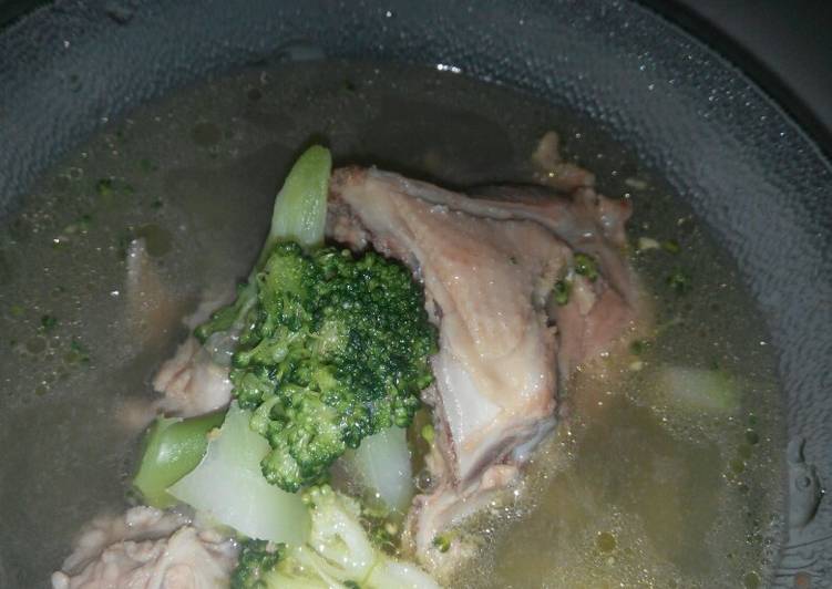 Cara mudah memasak Sop brokoli simple, Anti Gagal
