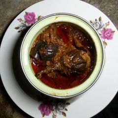 A picture of Achaari Baingan.