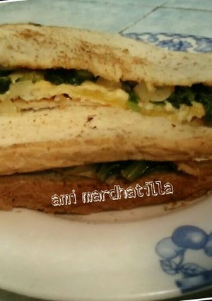 Foto resep Sandwich Isi Bayam