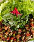 Thịt nướng rau củ xiên que