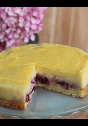 Una foto de Kuchen de frambuesa