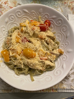 A picture of Spiced Cajun Chicken Pasta.