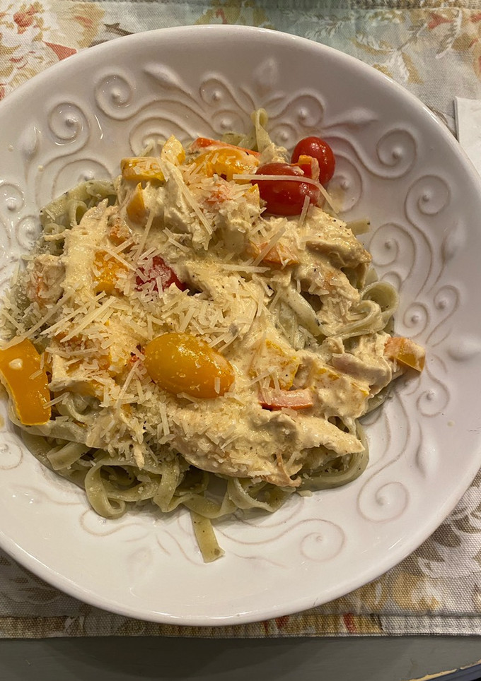 A picture of Spiced Cajun Chicken Pasta.