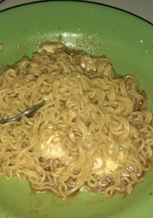 Foto resep Mie goreng rebus rasa telur
