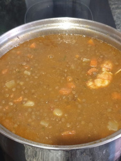 Una foto de Lentejas al curry