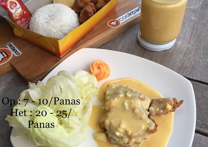 Yuk intip, Resep memasak Saus Telur Asin mit Ayam Crispy dijamin sedap