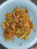 Nasi goreng oatmeal (diet)