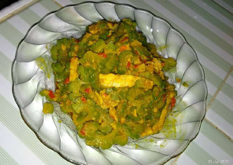 Tumis pare plus tempe