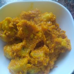 A picture of Besan ke gatte.