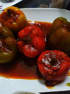 عکسی از دستور دلمه فلفل دلمه ای