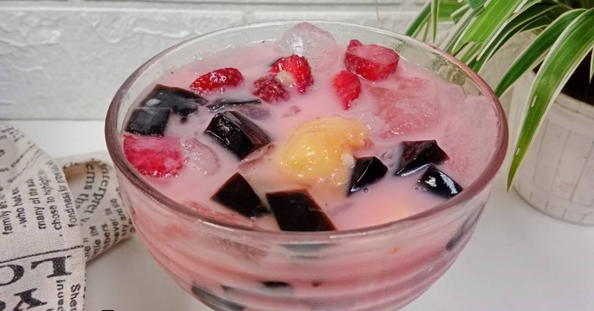 301 resep es susu sirup strawberry enak dan mudah - Cookpad