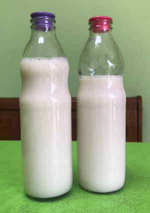 Una foto de Leche de soja
