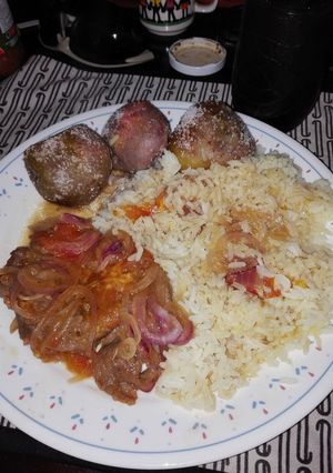Una foto de Carne en bistek de la Mamá
