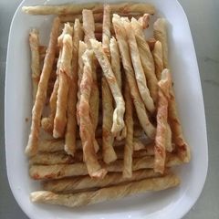 A picture of Cheese straws# Health baking for the kids#.