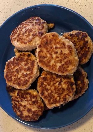 香煎豬肉豆腐丸子 的食譜成品照片