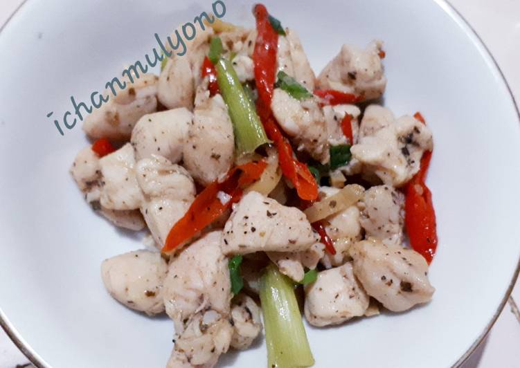 Resep Ayam Jahe Lada Hitam, Lezat