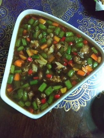 Cara Mudah Membuat Resep 7.Asem asem tetelan sapi yang Bikin Ngiler Anti Ribet, Mantap