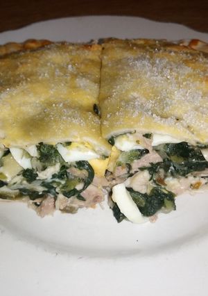Una foto de Tarta de acelga y pollo riquísima