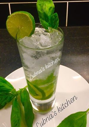 A picture of Lemon and Lime Basil Cooler.
