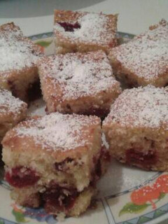 Meggyes sütemény recept fotója