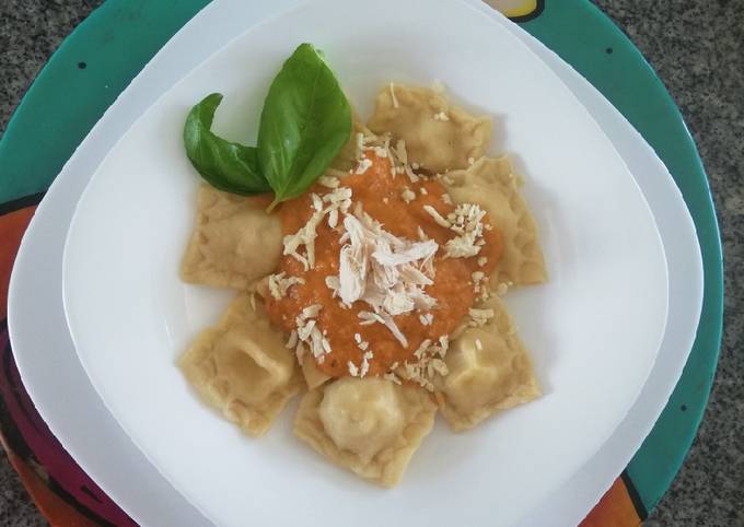 Raviolis receta italiana Receta de Miryam Morron- Cookpad