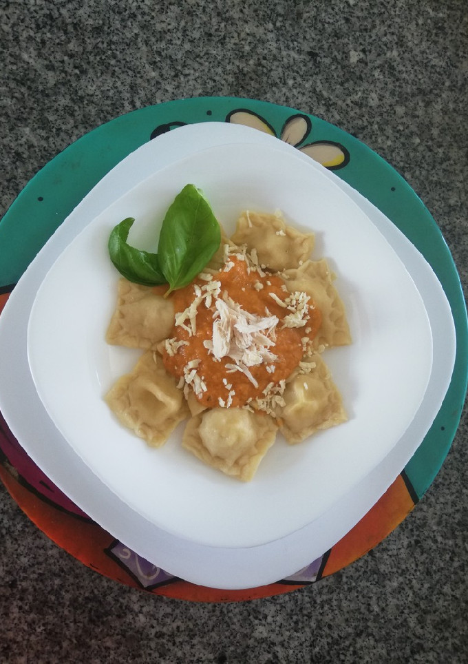Una foto de Raviolis receta italiana