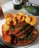 Asado en olla a presión