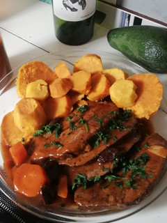 Una foto de Asado en olla a presión