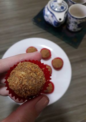 Una foto de Brigadeiro de paçoca