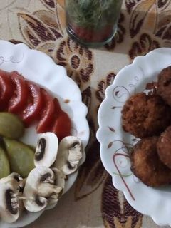 عکسی از دستور فلافل نخود سبز جان