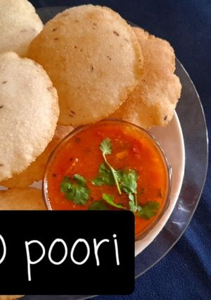 A picture of Semolina (rava) poori.