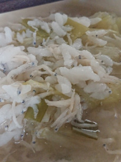 吻仔魚蔬菜粥 的食譜成品照片